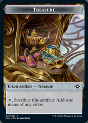Treasure (21) // Zombie Army Double-Sided Token [Modern Horizons 2 Tokens] | Galaxy Games LLC