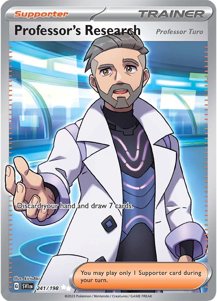 Professor's Research (Professor Turo) (241/198) [Scarlet & Violet: Base Set] | Galaxy Games LLC