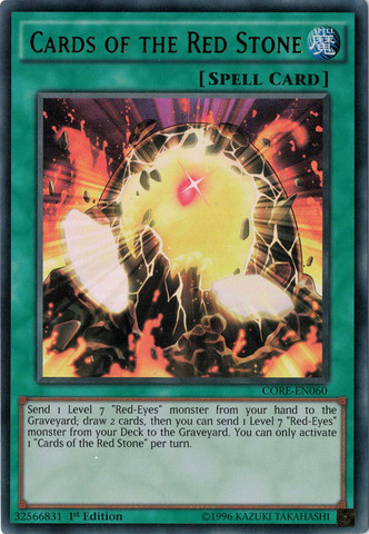 Cards of the Red Stone [CORE-EN060] Ultra Rare | Galaxy Games LLC