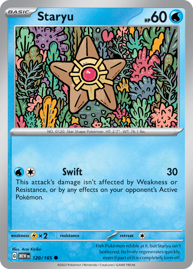 Staryu (120/165) [Scarlet & Violet 151] | Galaxy Games LLC