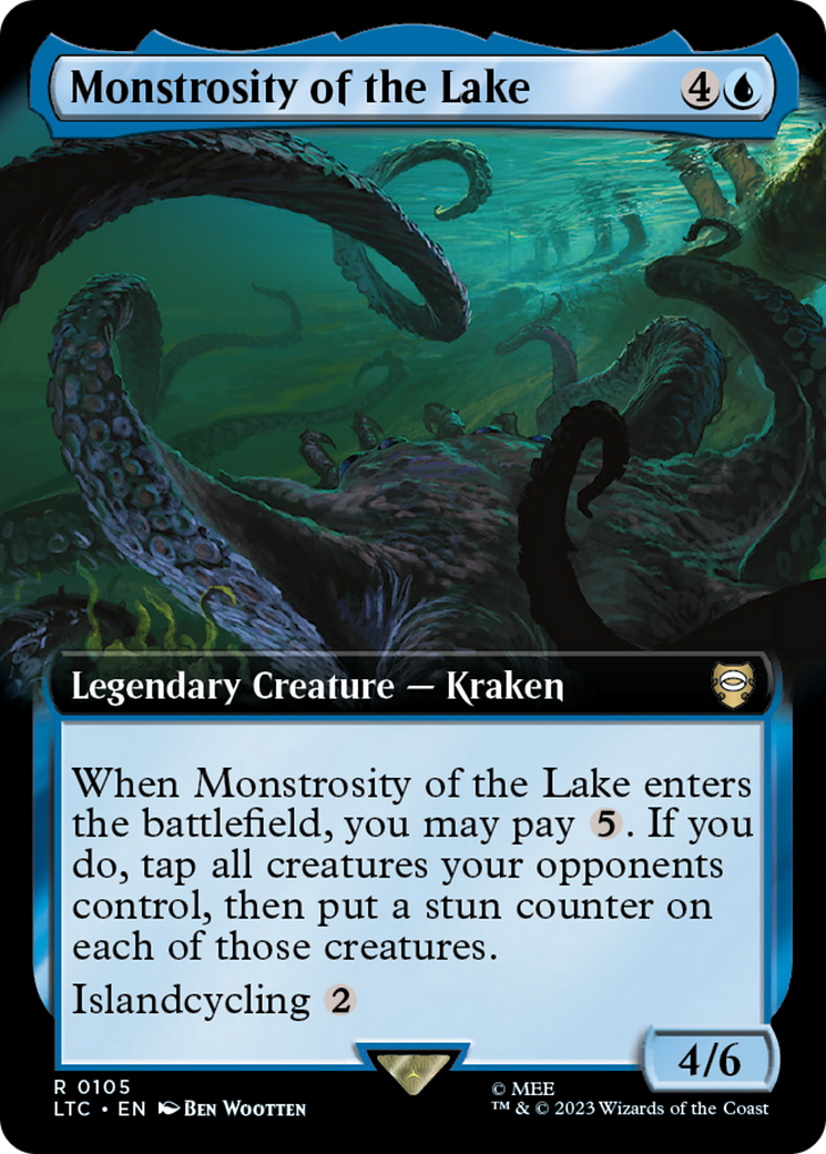 Monstrosity of the Lake (Extended Art) [The Lord of the Rings: Tales of Middle-Earth Commander] | Galaxy Games LLC