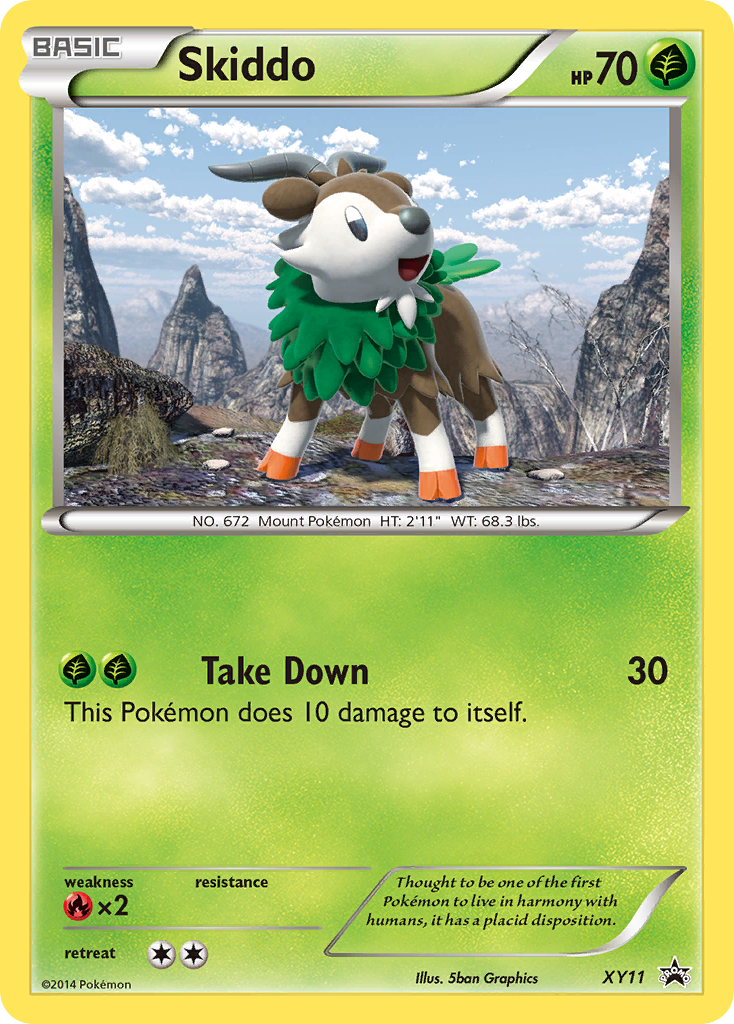 Skiddo (XY11) [XY: Black Star Promos] | Galaxy Games LLC