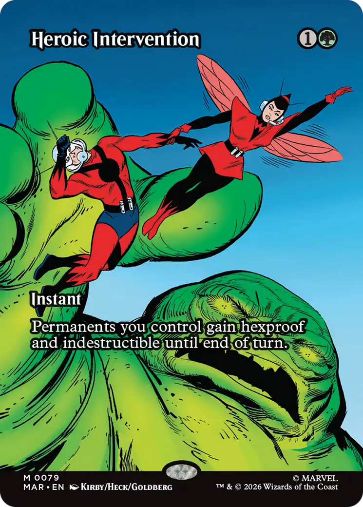 Heroic Intervention (0079) (Borderless) [Marvel Universe: Eternal-Legal] | Galaxy Games LLC