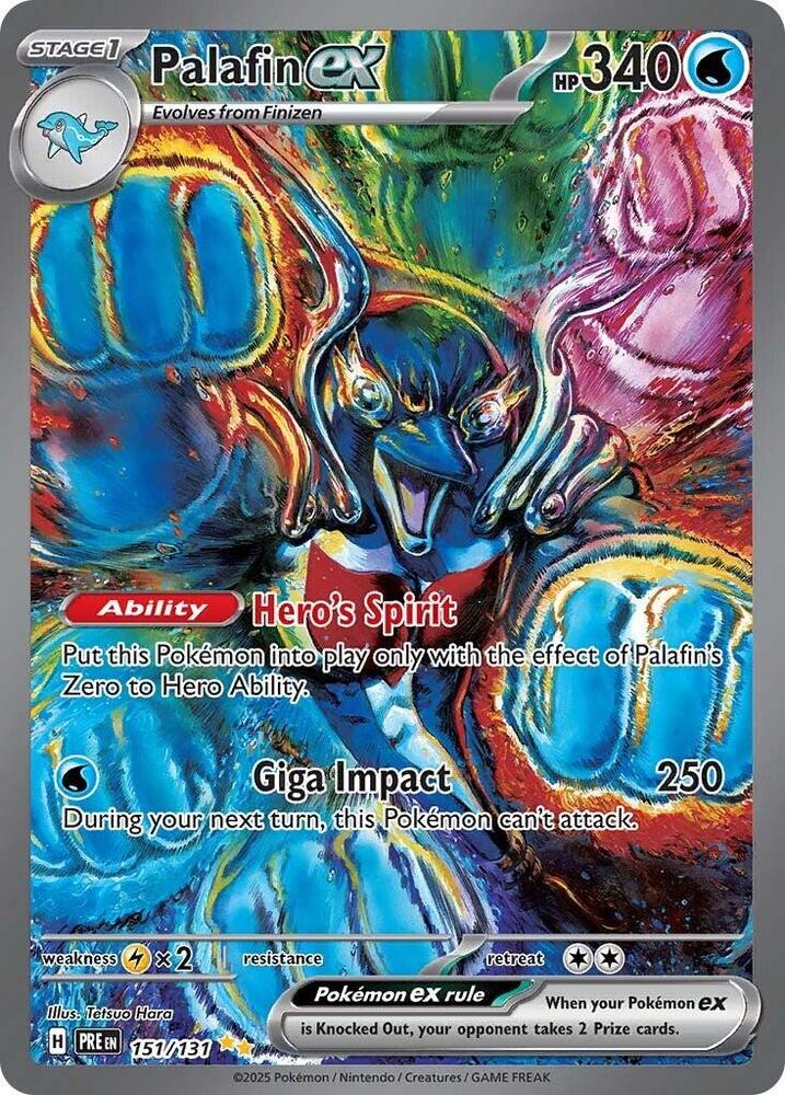 Palafin ex (151/131) [Scarlet & Violet: Prismatic Evolutions] | Galaxy Games LLC