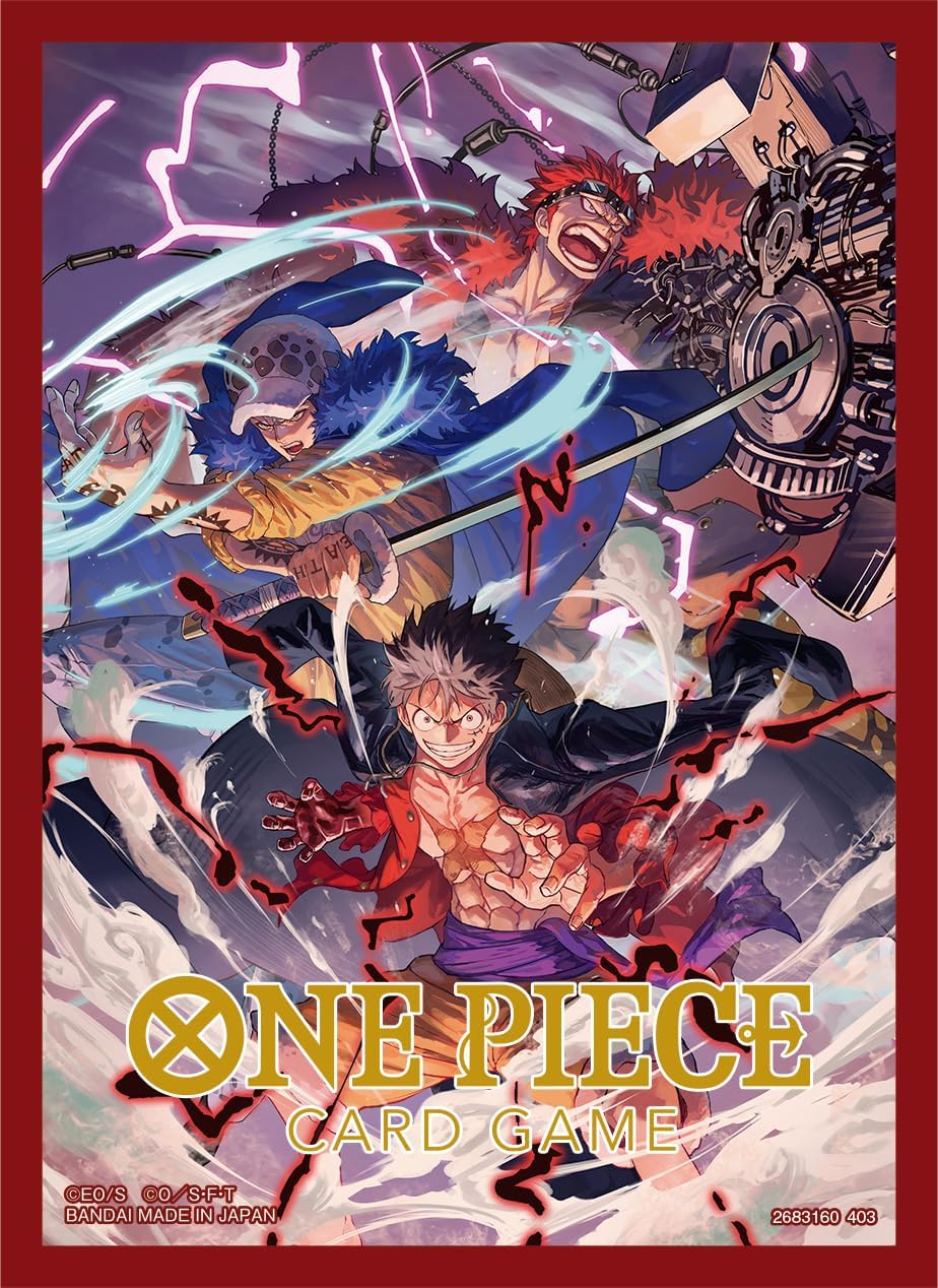 Bandai: 70ct Card Sleeves - Three Captains (Assortment 4) | Galaxy Games LLC
