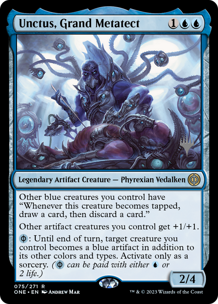 Unctus, Grand Metatect (Promo Pack) [Phyrexia: All Will Be One Promos] | Galaxy Games LLC
