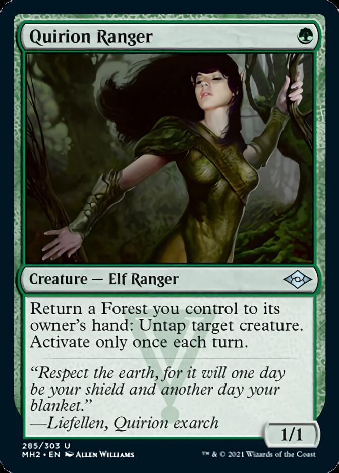 Quirion Ranger (Foil Etched) [Modern Horizons 2] | Galaxy Games LLC