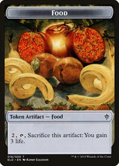 Goat // Food (16) Double-Sided Token [Throne of Eldraine Tokens] | Galaxy Games LLC