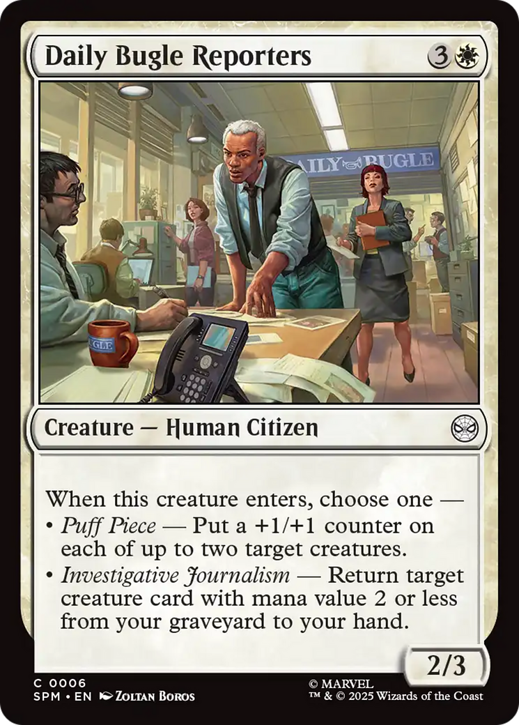Daily Bugle Reporters [Marvel's Spider-Man] | Galaxy Games LLC