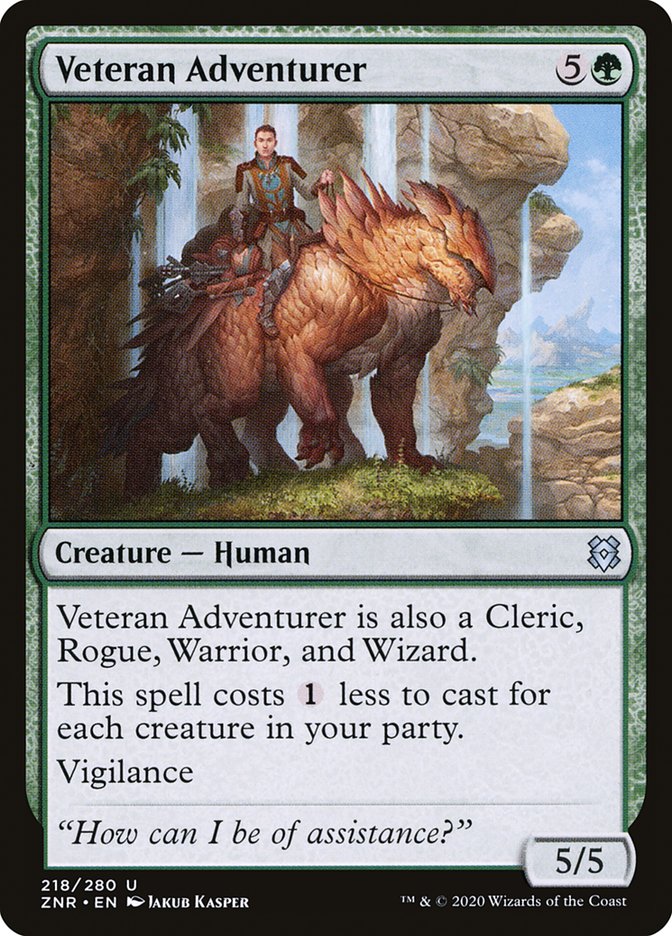 Veteran Adventurer [Zendikar Rising] | Galaxy Games LLC