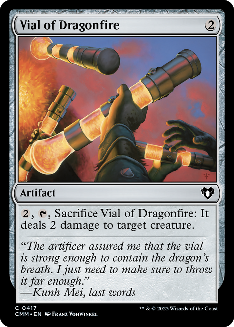 Vial of Dragonfire [Commander Masters] | Galaxy Games LLC