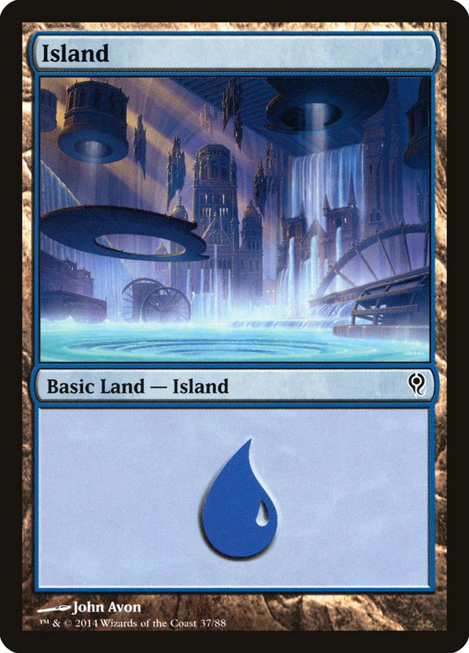 Island (37) [Duel Decks: Jace vs. Vraska] | Galaxy Games LLC