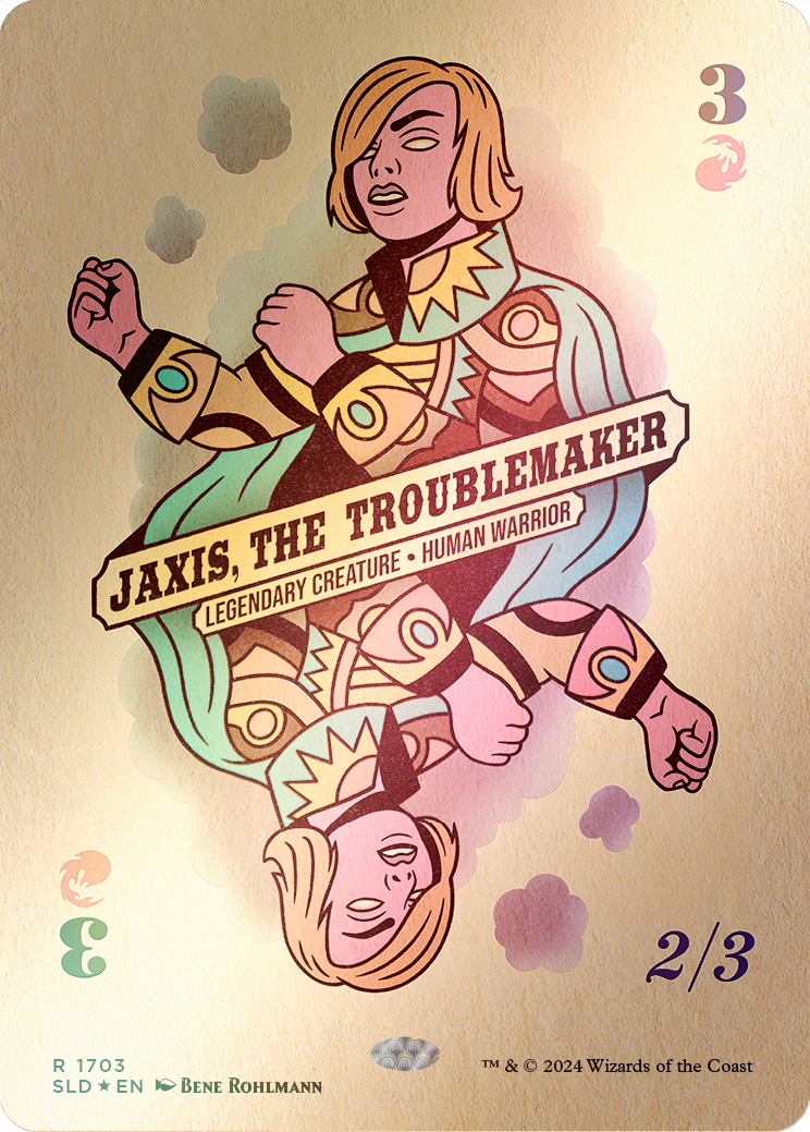 Jaxis, the Troublemaker (Rainbow Foil) [Secret Lair Drop Series] | Galaxy Games LLC