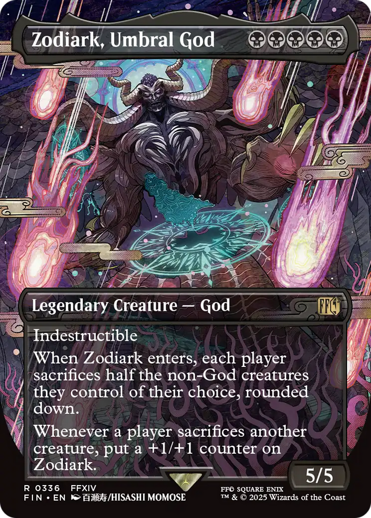 Zodiark, Umbral God (Borderless) [FINAL FANTASY] | Galaxy Games LLC