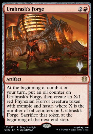 Urabrask's Forge (Promo Pack) [Phyrexia: All Will Be One Promos] | Galaxy Games LLC