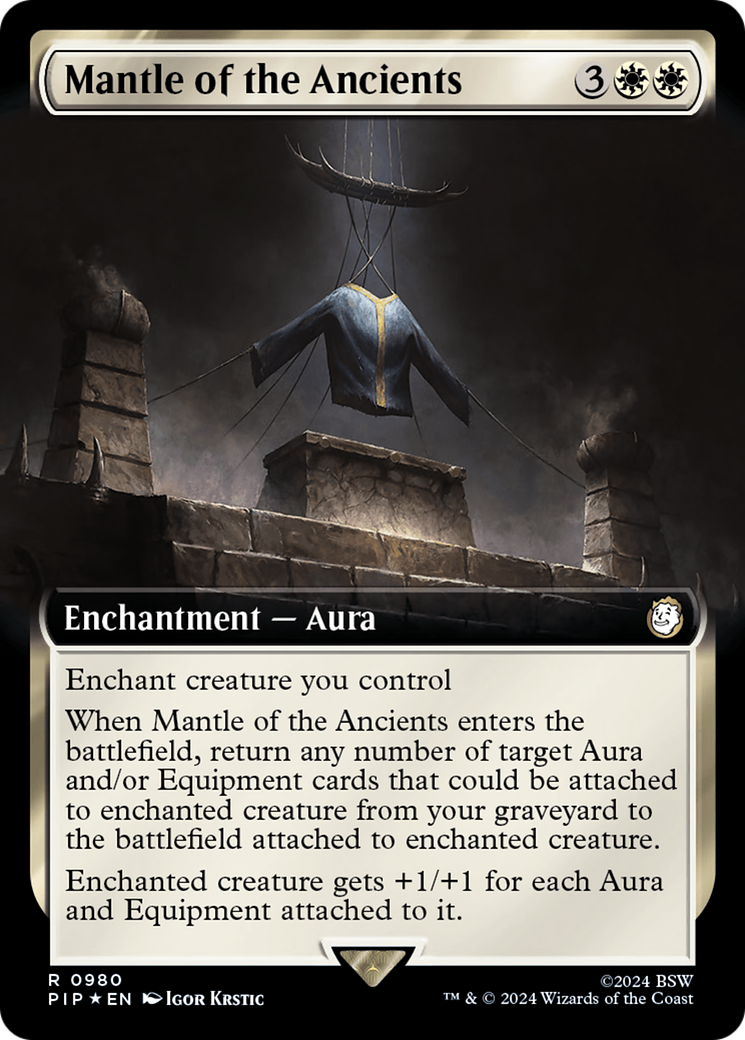 Mantle of the Ancients (Extended Art) (Surge Foil) [Fallout] | Galaxy Games LLC