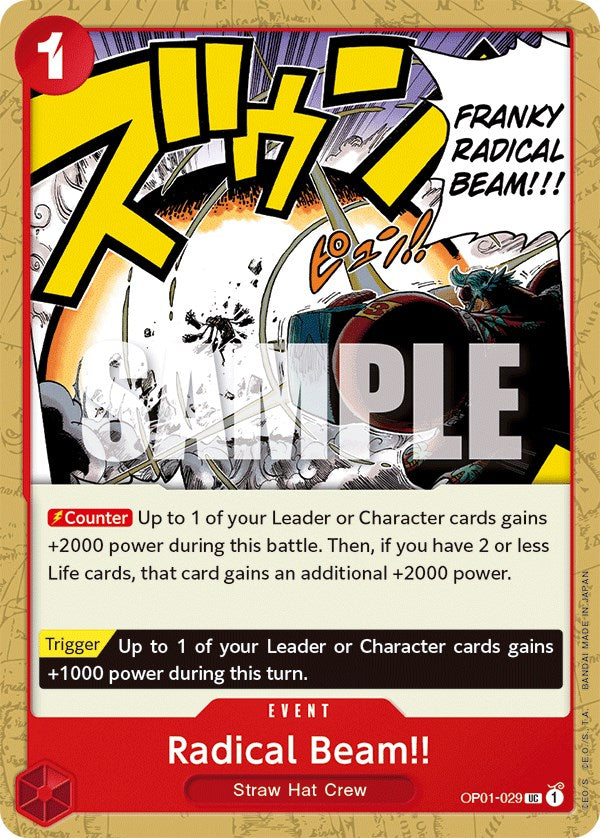 Radical Beam!! [Romance Dawn] | Galaxy Games LLC