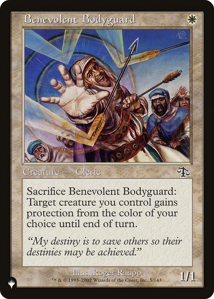 Benevolent Bodyguard [The List] | Galaxy Games LLC