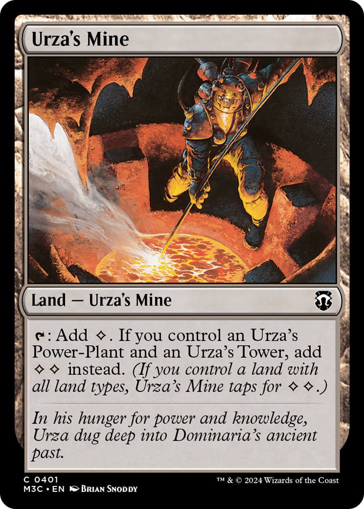 Urza's Mine (Ripple Foil) [Modern Horizons 3 Commander] | Galaxy Games LLC