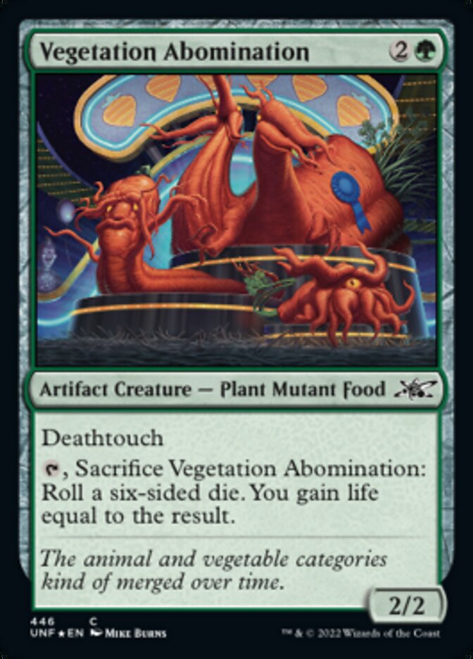 Vegetation Abomination (Galaxy Foil) [Unfinity] | Galaxy Games LLC