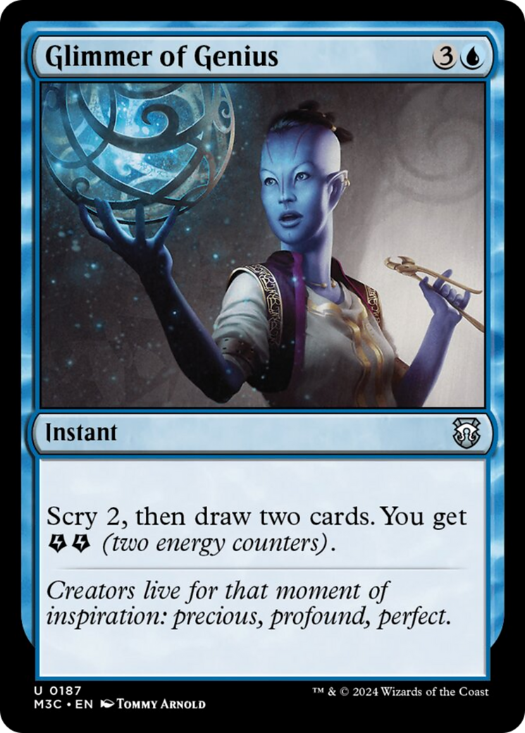 Glimmer of Genius [Modern Horizons 3 Commander] | Galaxy Games LLC