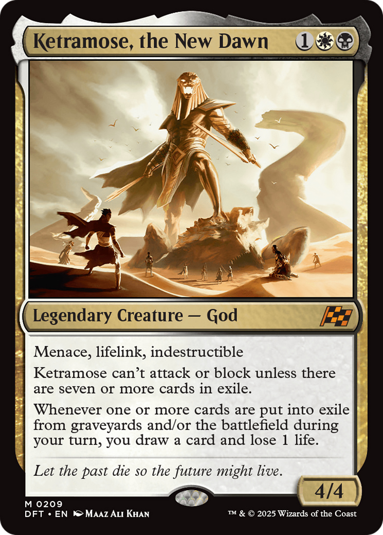 Ketramose, the New Dawn [Aetherdrift] | Galaxy Games LLC