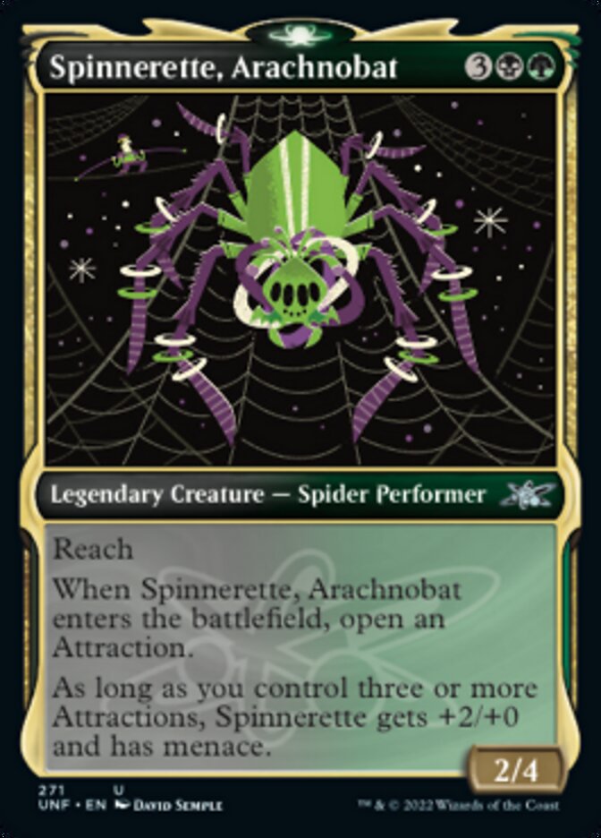 Spinnerette, Arachnobat (Showcase) [Unfinity] | Galaxy Games LLC