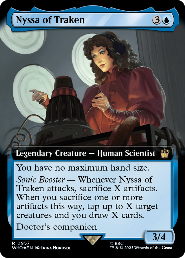 Nyssa of Traken (Extended Art) (Surge Foil) [Doctor Who] | Galaxy Games LLC