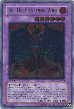 Evil Hero Inferno Wing [GLAS-EN038] Ultimate Rare | Galaxy Games LLC