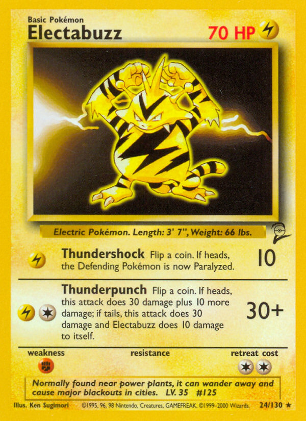 Electabuzz (24/130) [Base Set 2] | Galaxy Games LLC