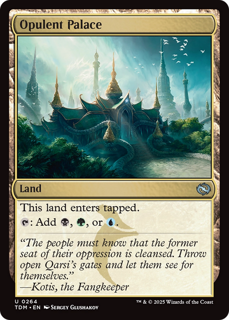 Opulent Palace [Tarkir: Dragonstorm] | Galaxy Games LLC