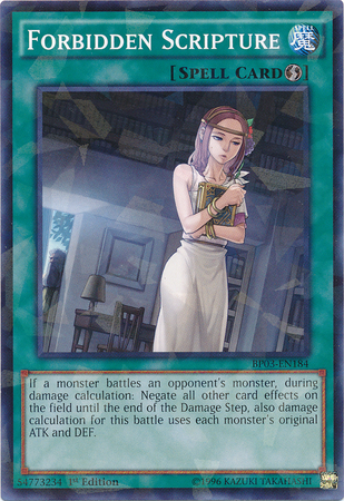 Forbidden Scripture [BP03-EN184] Shatterfoil Rare | Galaxy Games LLC