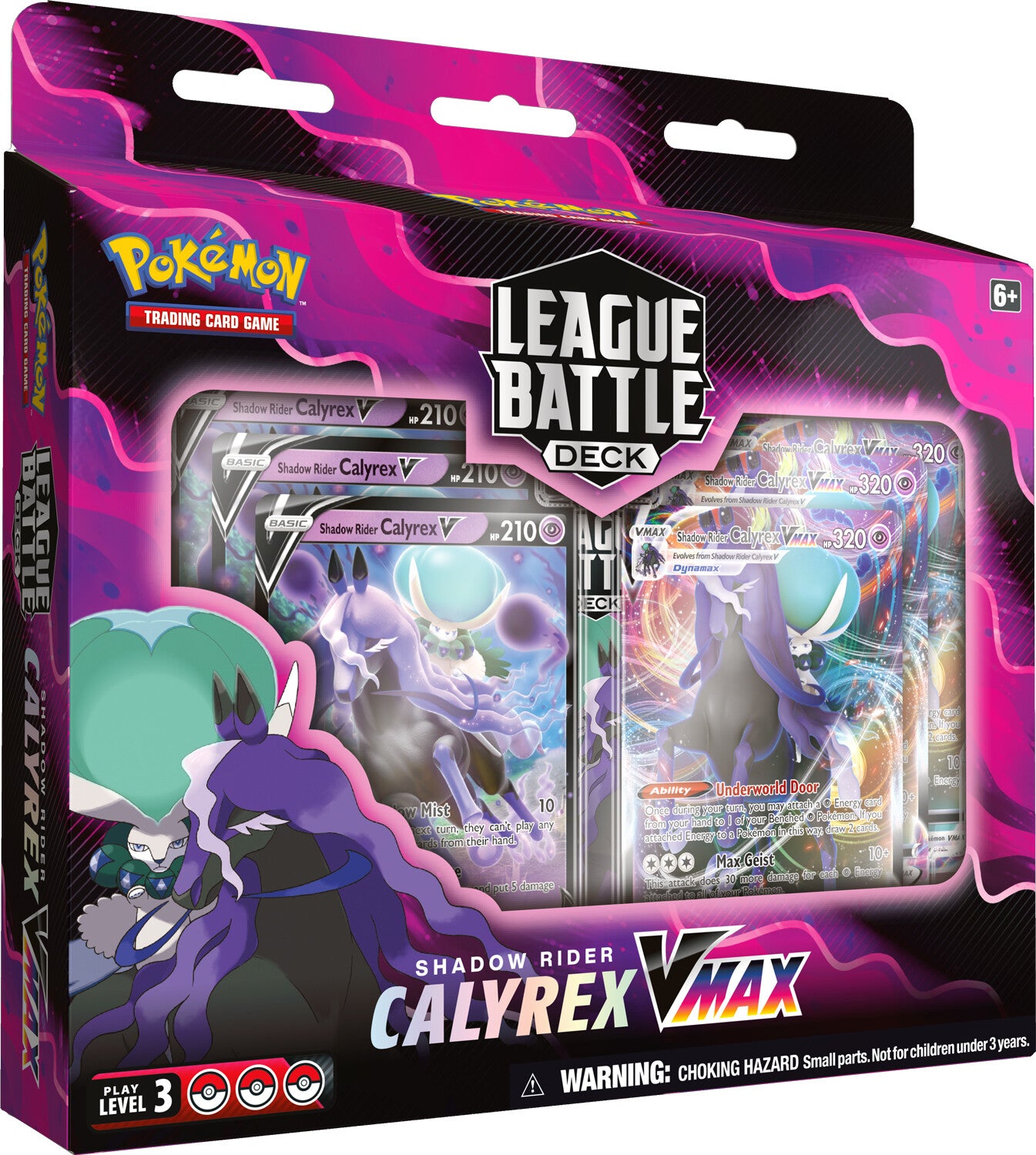 League Battle Deck (Shadow Rider Calyrex VMAX) | Galaxy Games LLC