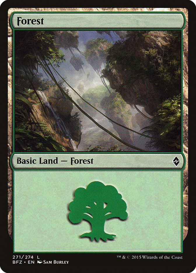 Forest (271) [Battle for Zendikar] | Galaxy Games LLC