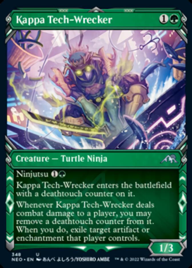 Kappa Tech-Wrecker (Showcase Ninja) [Kamigawa: Neon Dynasty] | Galaxy Games LLC