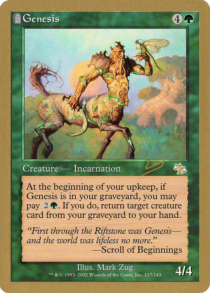 Genesis (Raphael Levy) [World Championship Decks 2002] | Galaxy Games LLC