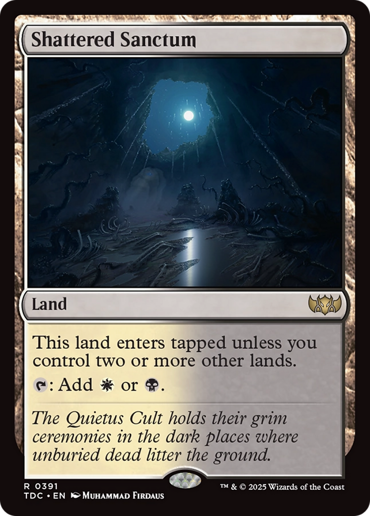 Shattered Sanctum [Tarkir: Dragonstorm Commander] | Galaxy Games LLC