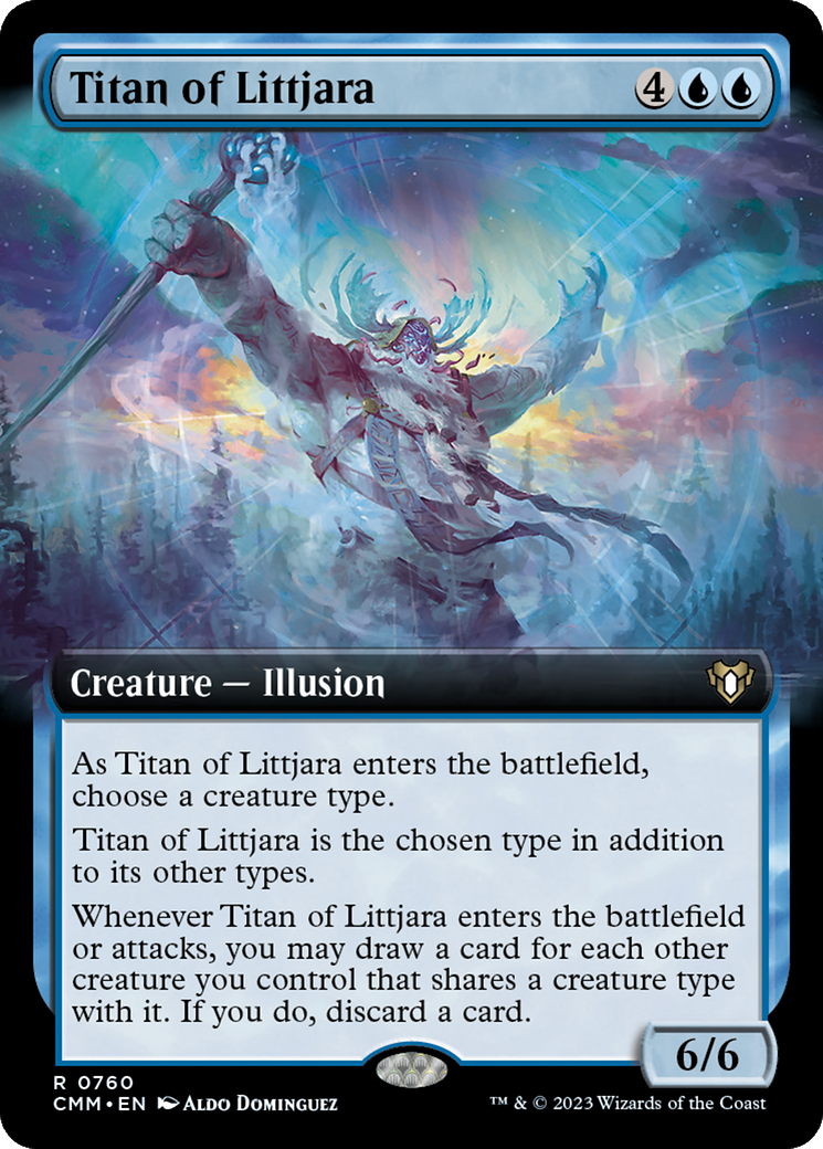 Titan of Littjara (Extended Art) [Commander Masters] | Galaxy Games LLC