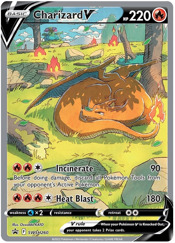 Charizard V (SWSH260) [Sword & Shield: Black Star Promos] | Galaxy Games LLC