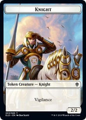 Knight // Food (15) Double-Sided Token [Throne of Eldraine Tokens] | Galaxy Games LLC