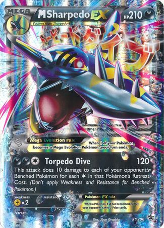 M Sharpedo EX (XY200) (Jumbo Card) [XY: Black Star Promos] | Galaxy Games LLC