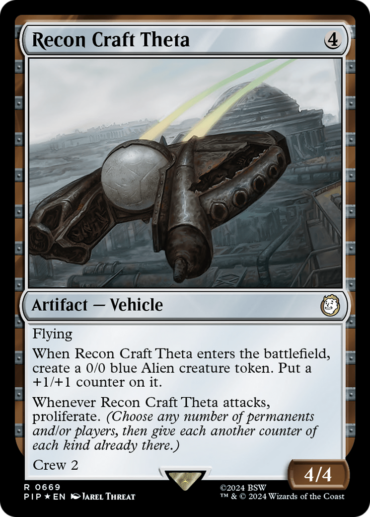 Recon Craft Theta (Surge Foil) [Fallout] | Galaxy Games LLC