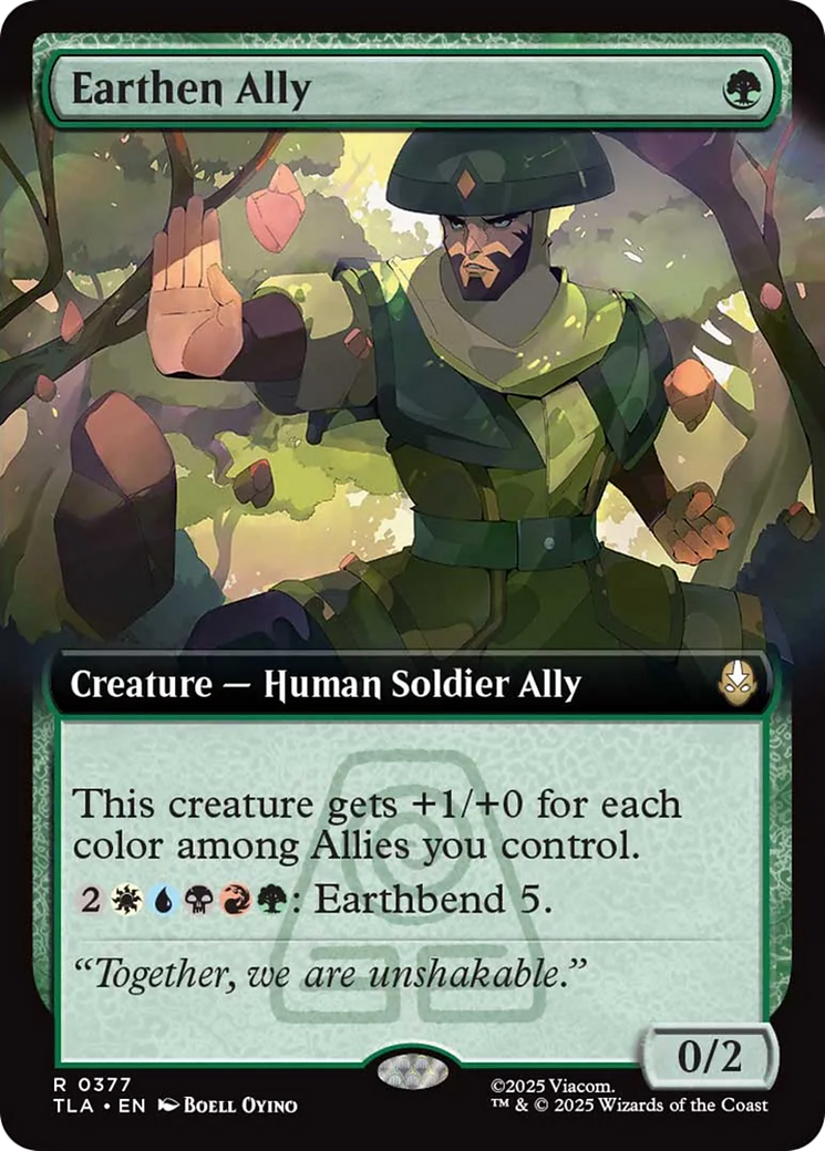 Earthen Ally (Extended Art) [Avatar: The Last Airbender] | Galaxy Games LLC