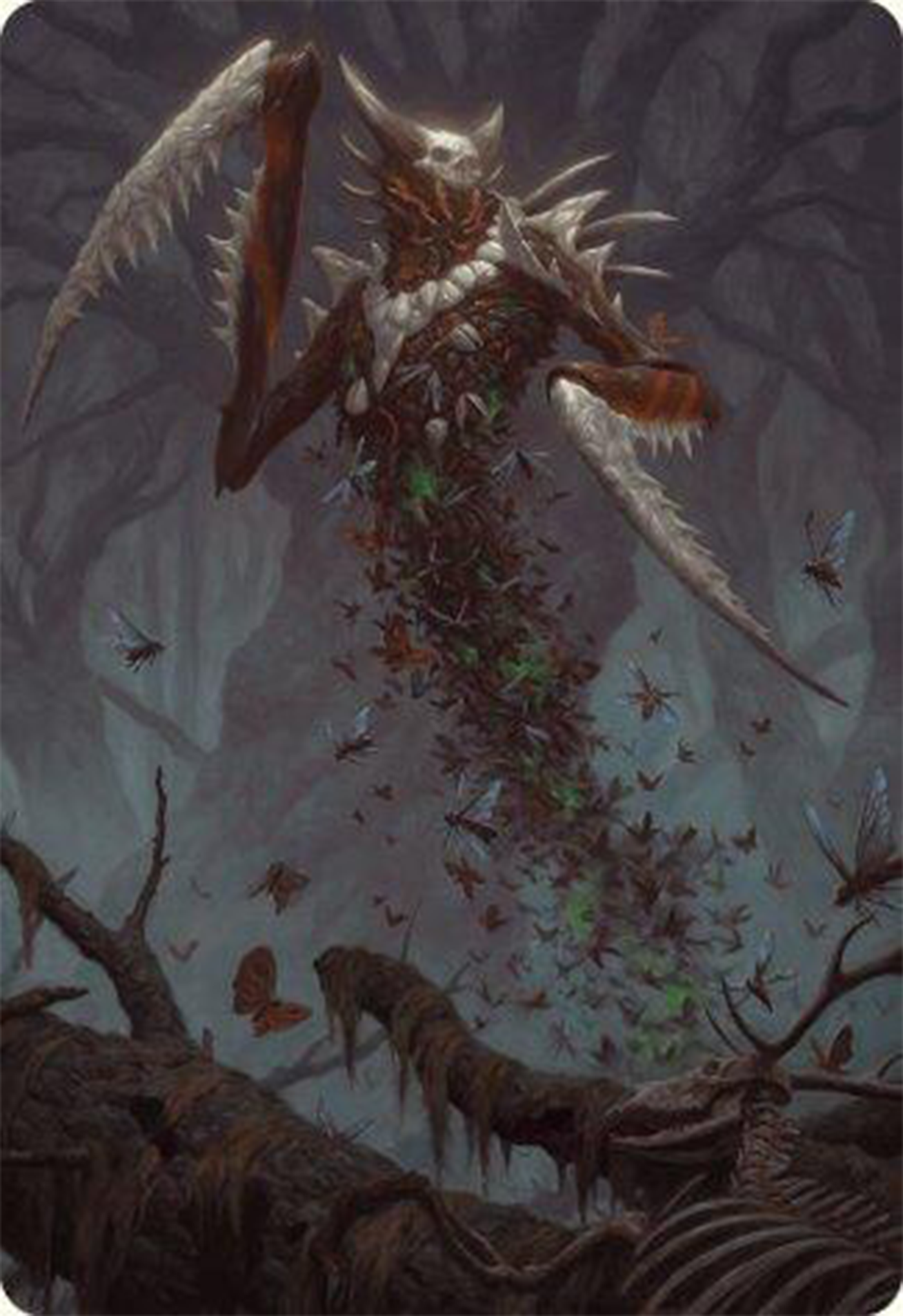 Grist, the Plague Swarm Art Card [Modern Horizons 3 Art Series] | Galaxy Games LLC