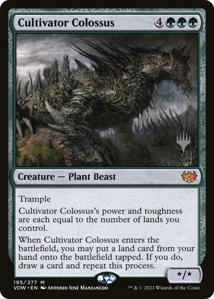 Cultivator Colossus Art Card [Innistrad Remastered Art Series] | Galaxy Games LLC