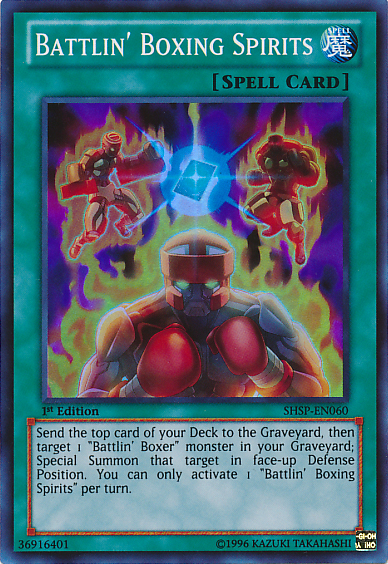 Battlin' Boxing Spirits [SHSP-EN060] Super Rare | Galaxy Games LLC