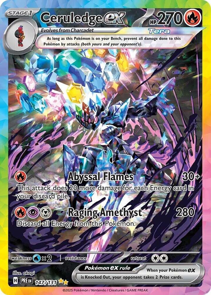 Ceruledge ex (147/131) [Scarlet & Violet: Prismatic Evolutions] | Galaxy Games LLC