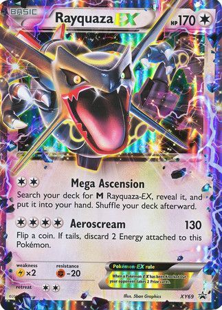 Rayquaza EX (XY69) (Jumbo Card) [XY: Black Star Promos] | Galaxy Games LLC