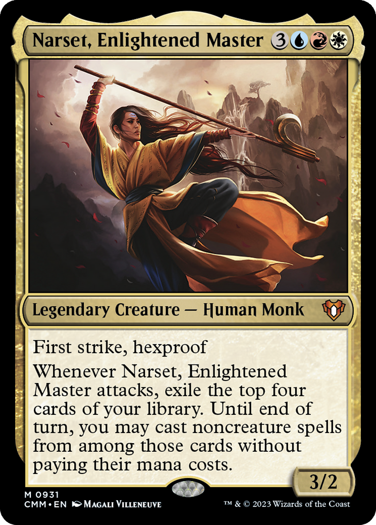 Narset, Enlightened Master [Commander Masters] | Galaxy Games LLC