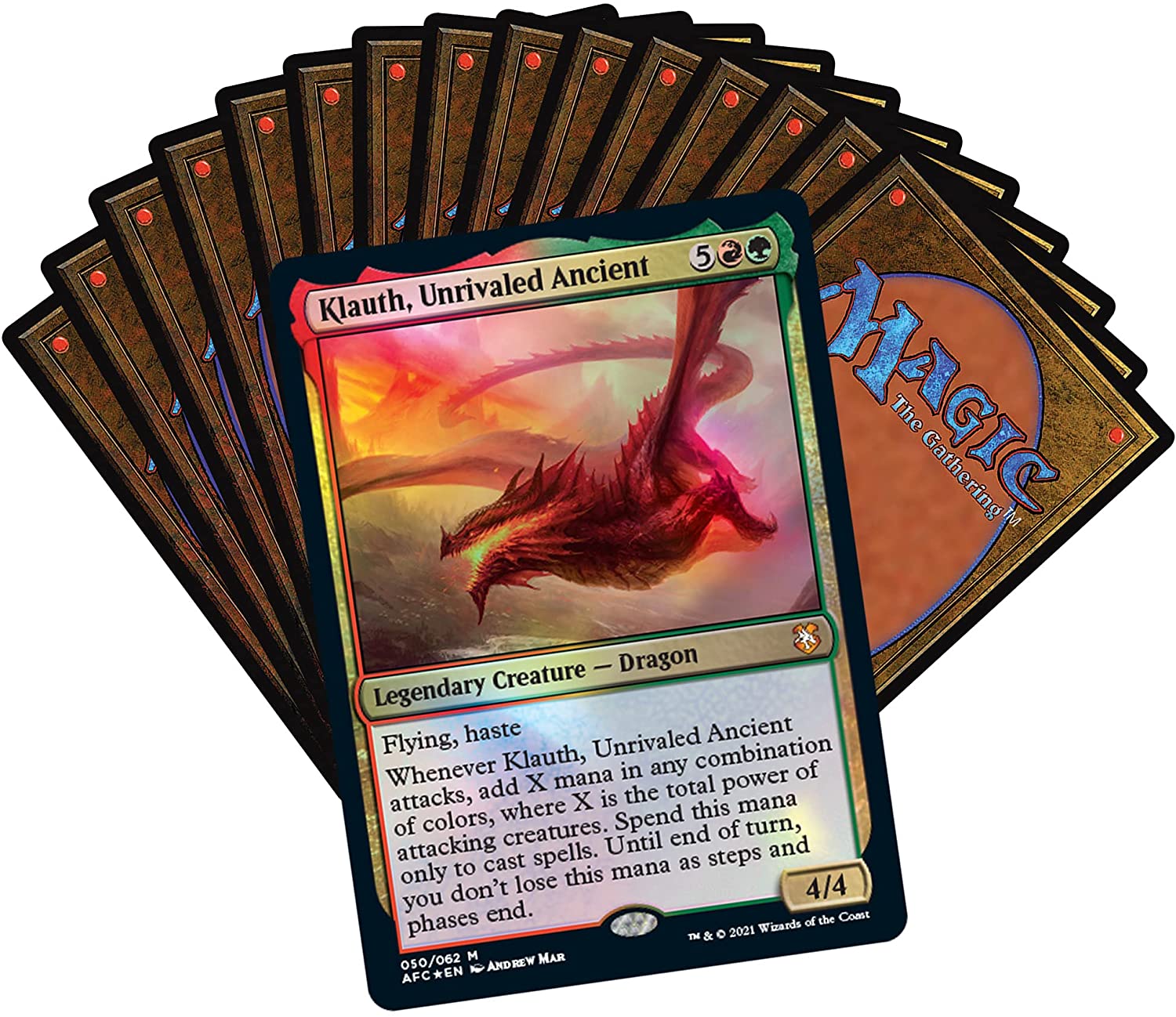 Dungeons & Dragons: Adventures in the Forgotten Realms - Commander Deck (Draconic Rage) | Galaxy Games LLC